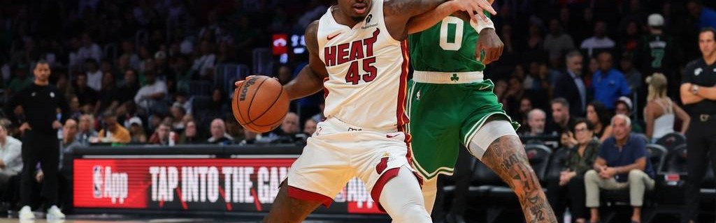 塔图姆25+18+11布朗43分 阿德巴约29+10绿军击败热火