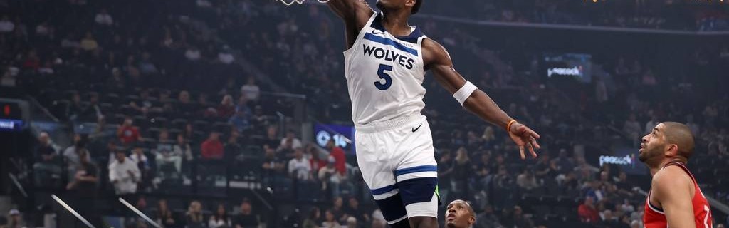 小卡缺阵爱德华兹31分 迪文琴佐18分森林狼送快船3连败