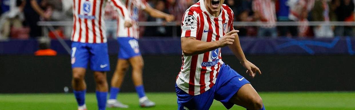 马竞5-1击败德甲第4，阿尔瓦雷斯2传1射，格列兹曼出色