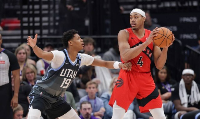 巴雷特27分贝利生涯新高37分 猛龙4人20+击败爵士