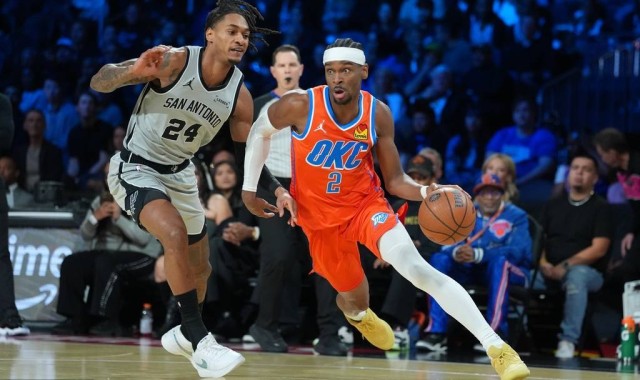 文班复出22+9亚历山大29分 马刺胜雷霆进NBA杯决赛