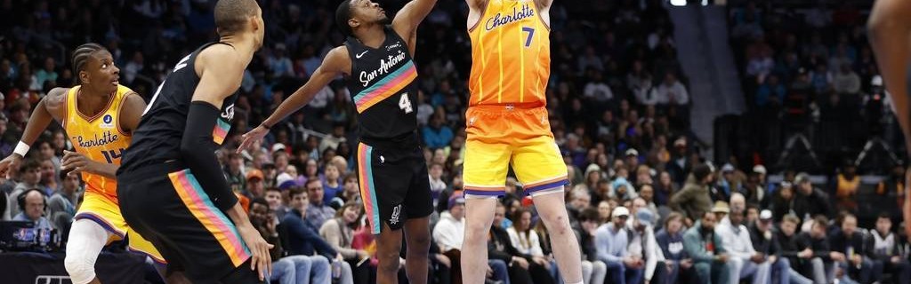 文班16+8米勒26+8鲍尔16+8+8 黄蜂击败马刺迎六连胜