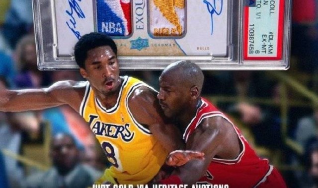乔丹科比双签球星卡拍出1293万 创历史新纪录